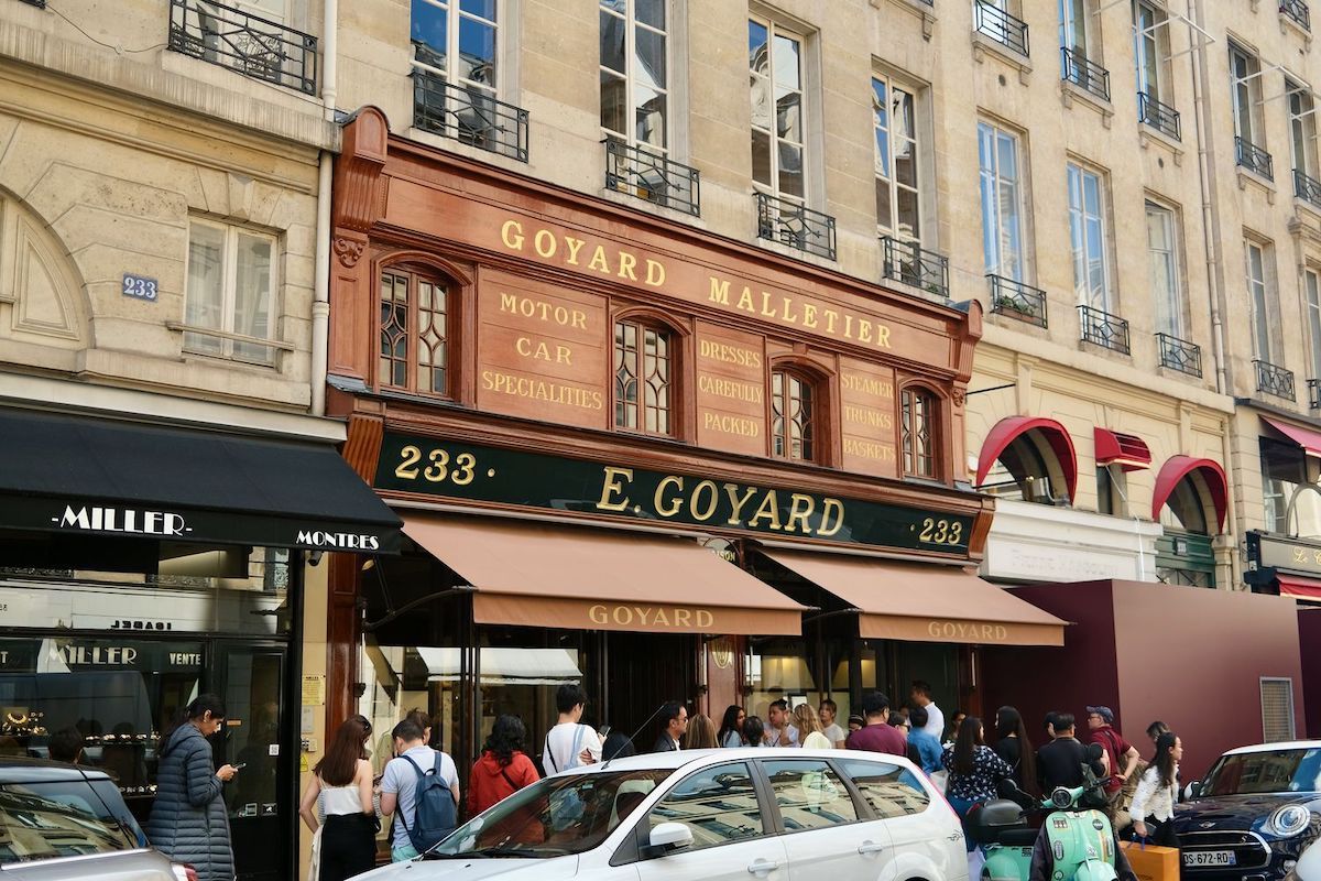 Goyard Rue Saint-Honore Paris France shopping