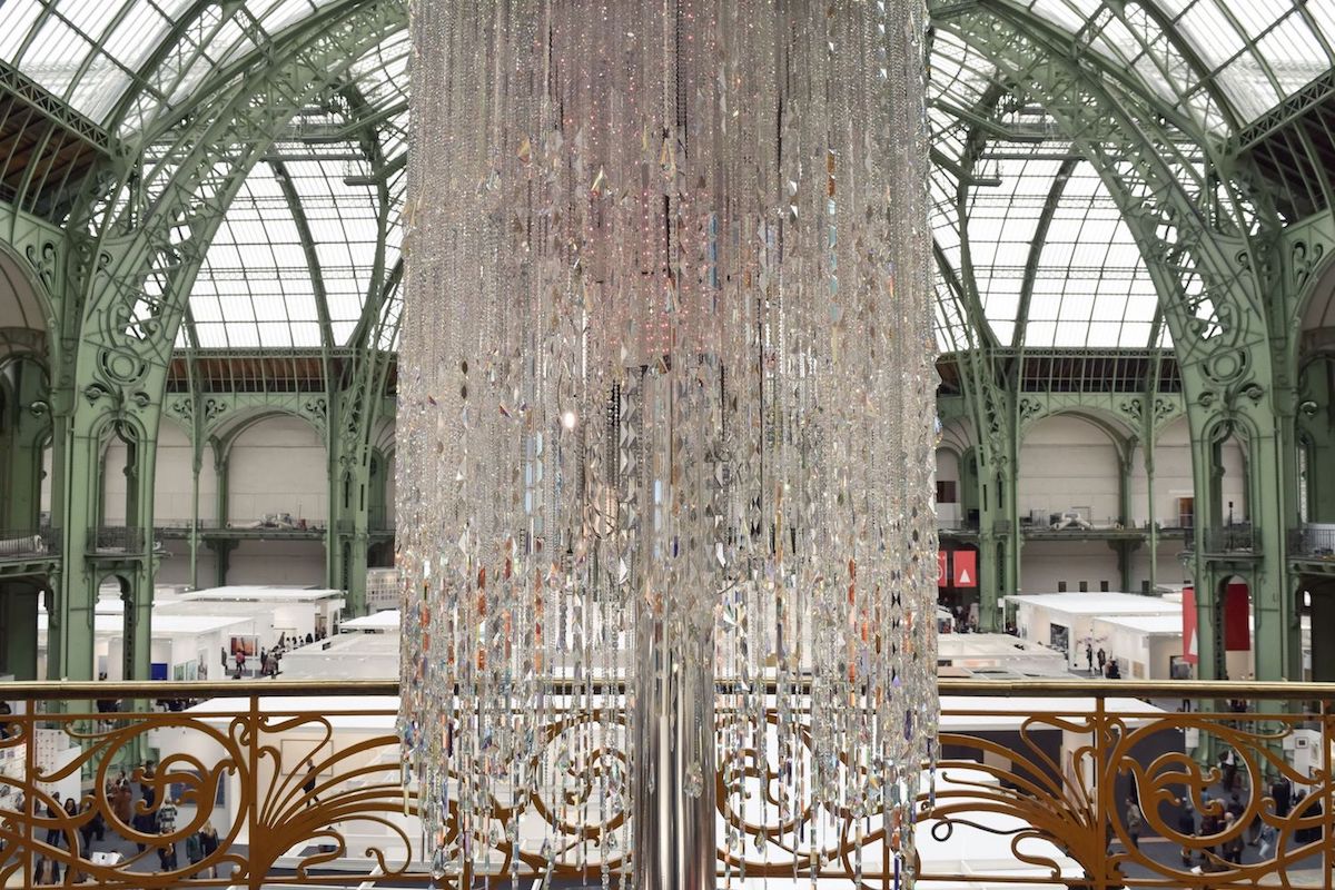 Crystal Chandelier at the Grand Palais, Paris