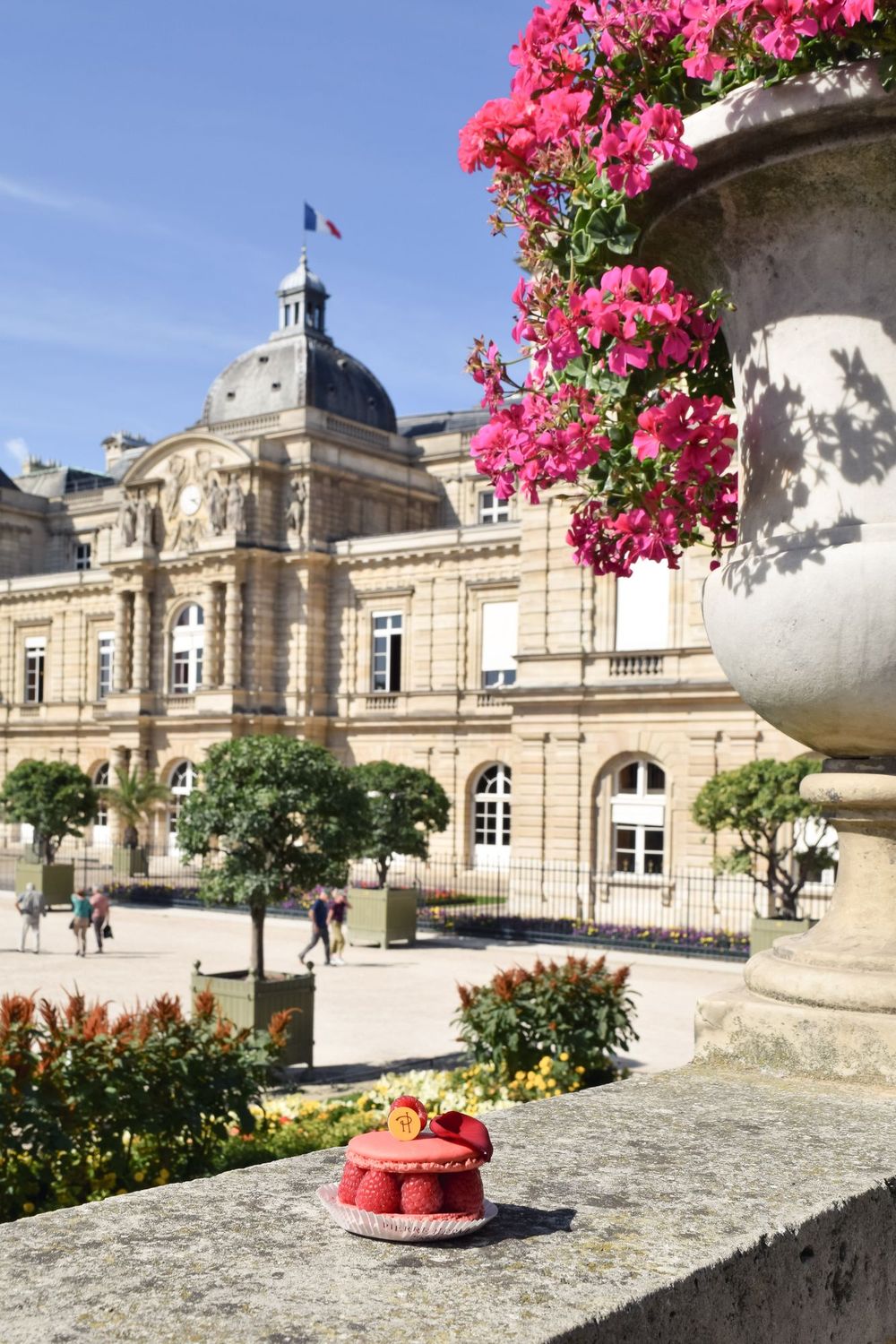 Spring in Paris - Enjoy an Ispahan From Pierre Herme, Jardin Du Luxembourg, Paris