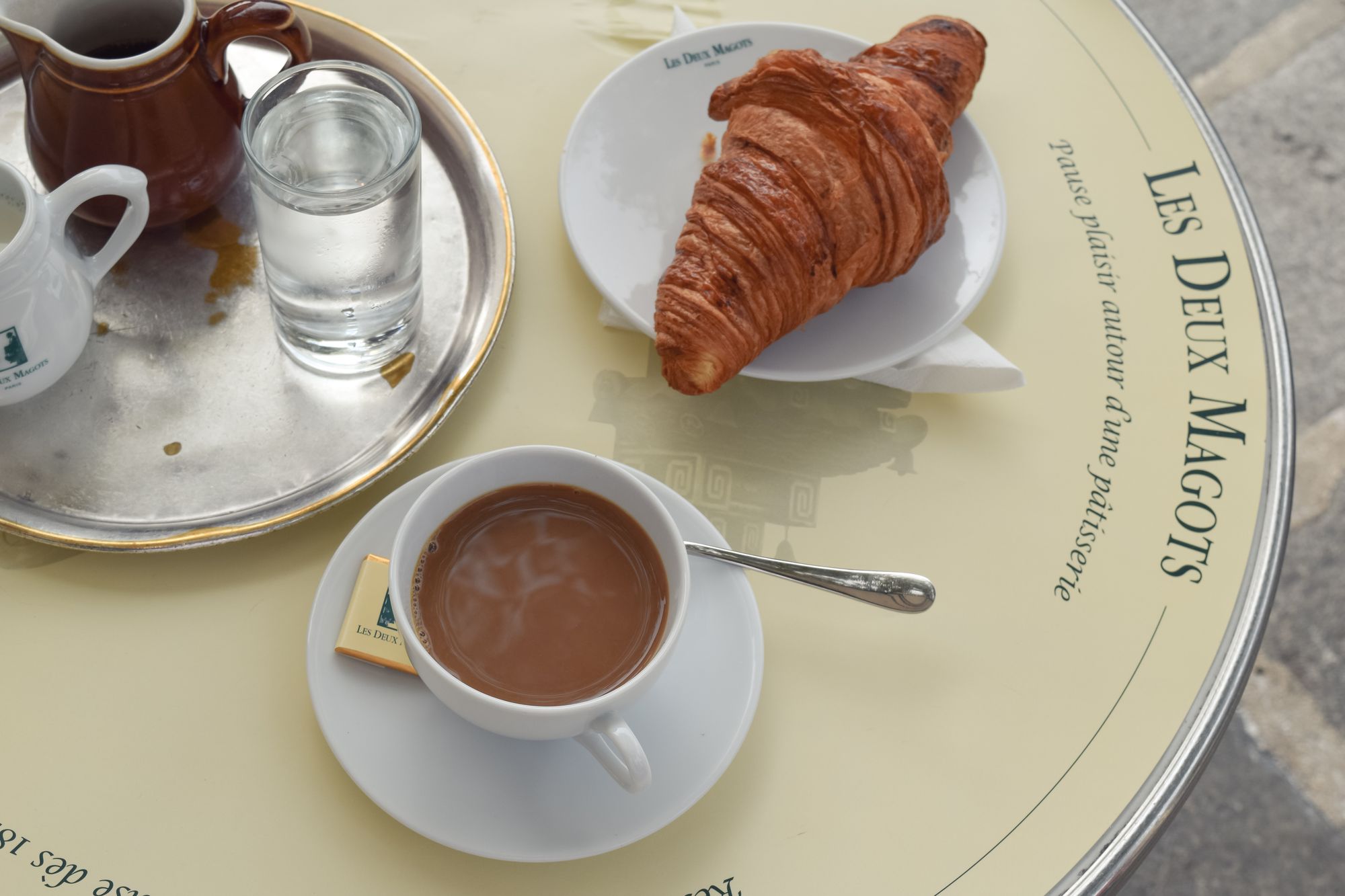 Coffee at Les Deux Magots, Paris