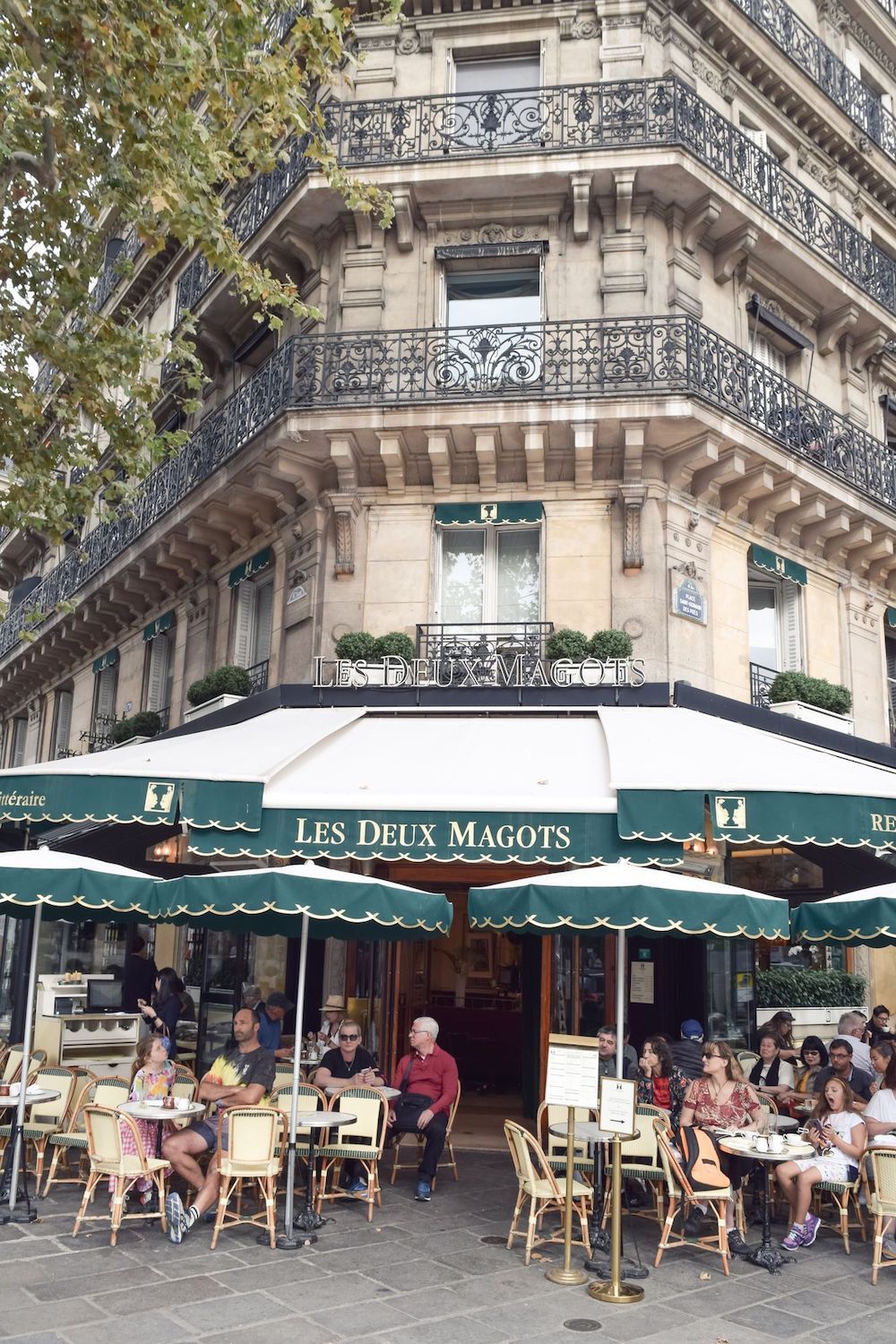 Coffee at Les Deux Magots, Paris 6th