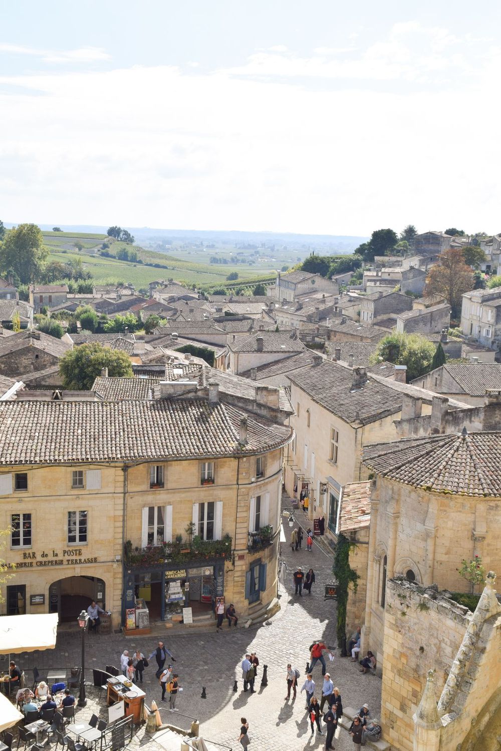 Monolith Church Bell Tower Plaza, Saint Emilion, France