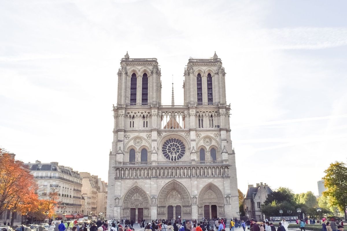 Notre Dame Cathedral in Paris, France