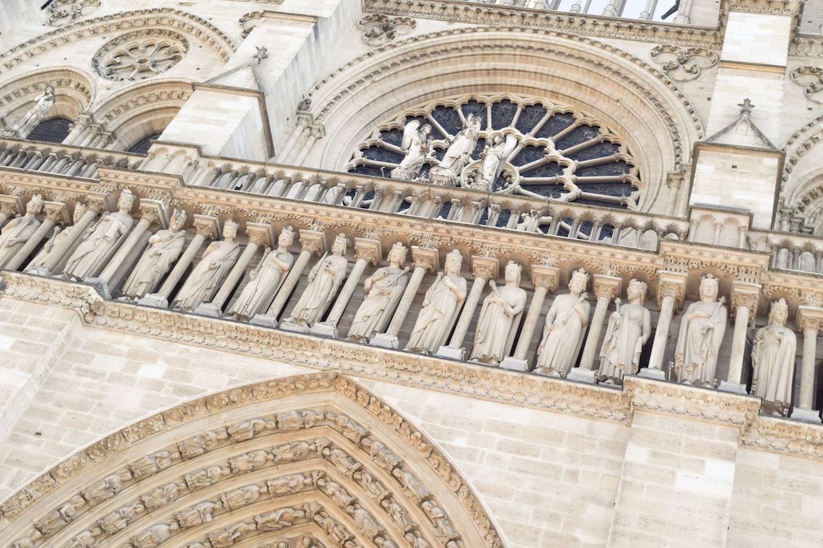 Notre Dame Cathedral in Paris, France