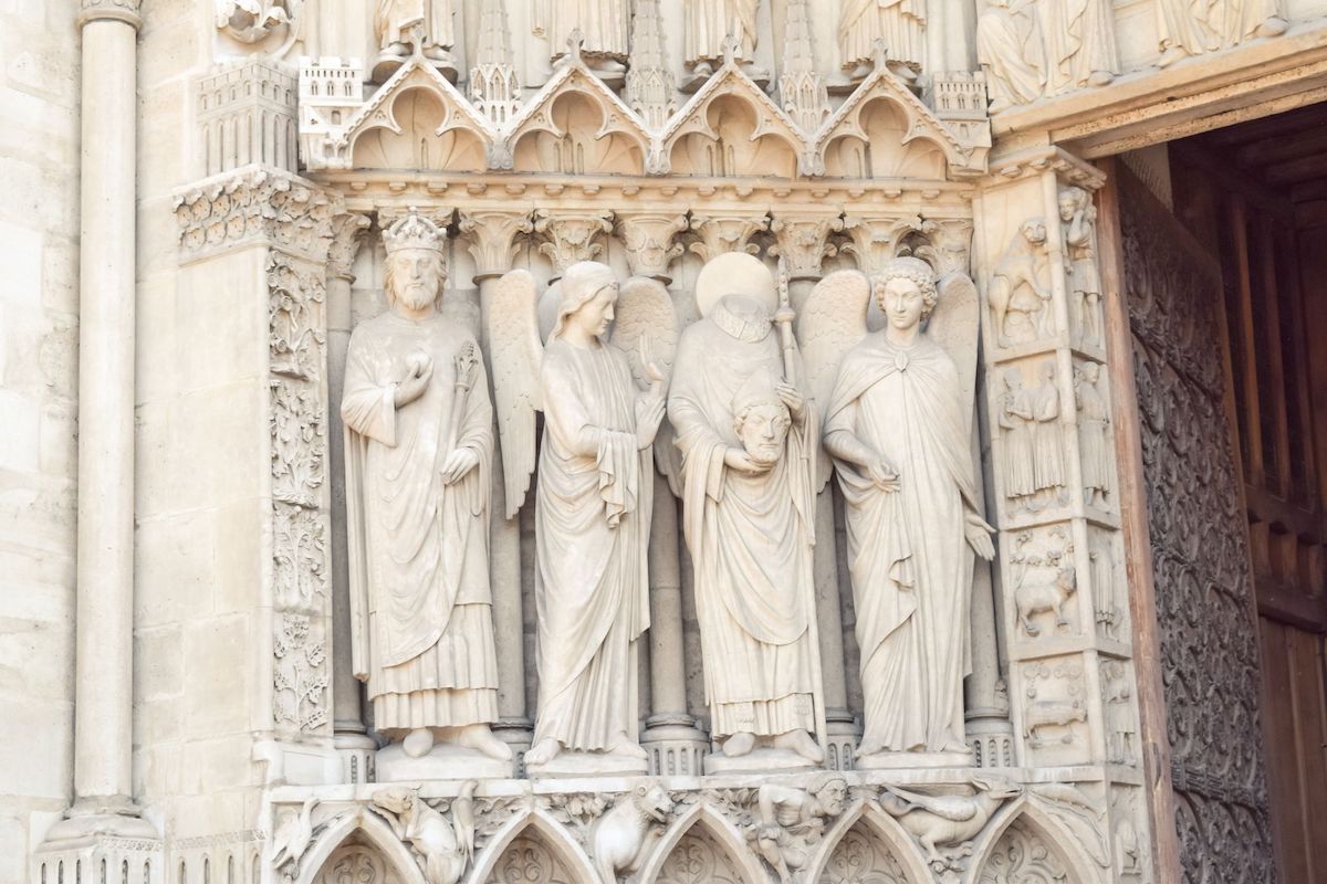 Notre Dame Cathedral in Paris, France