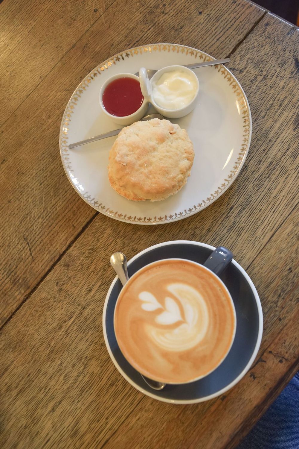 Specialty Coffee and Scone at Numero 220 Café, Paris