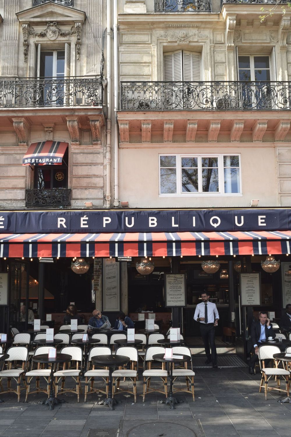 Café République in Place de la République, Paris