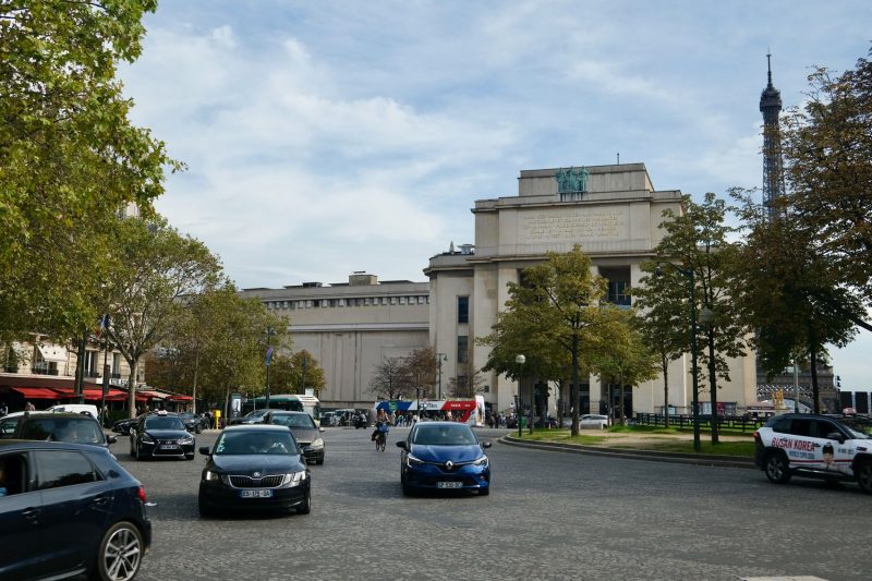 Place du Trocadéro: a plaza overlooking the Eiffel Tower in Paris