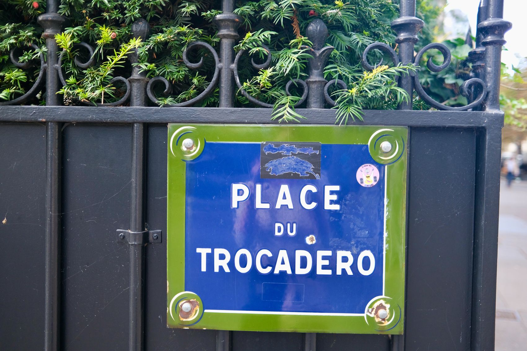 Place du Trocadero Paris_Street Sign_DSCF4273