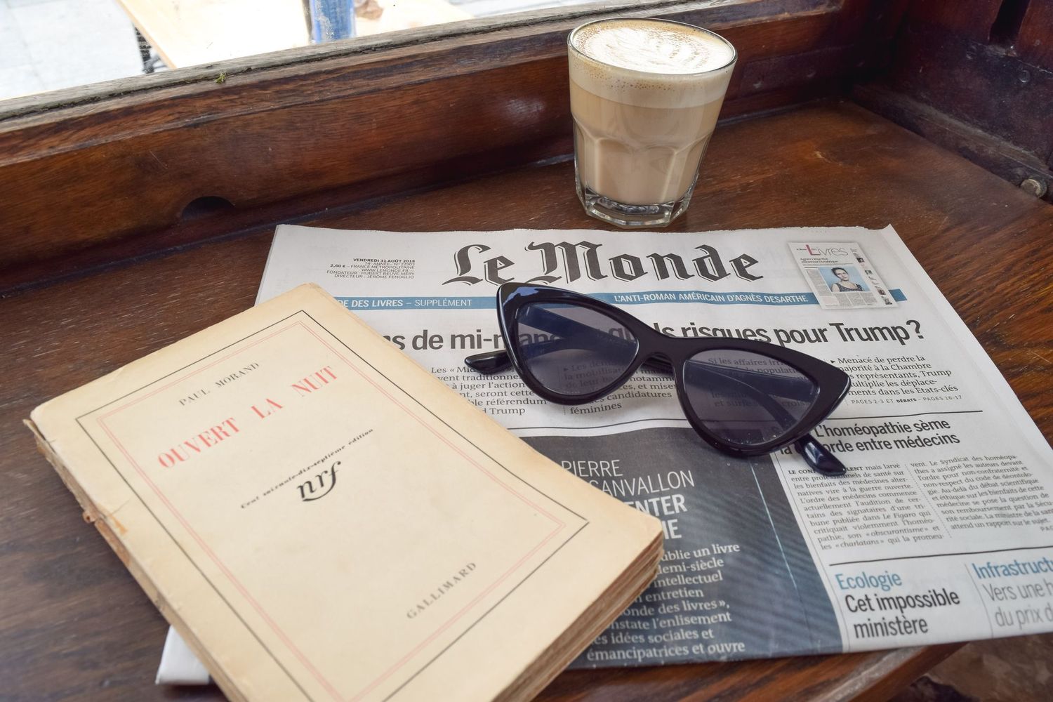 Coffee at the Shakespeare And Company Café, Paris