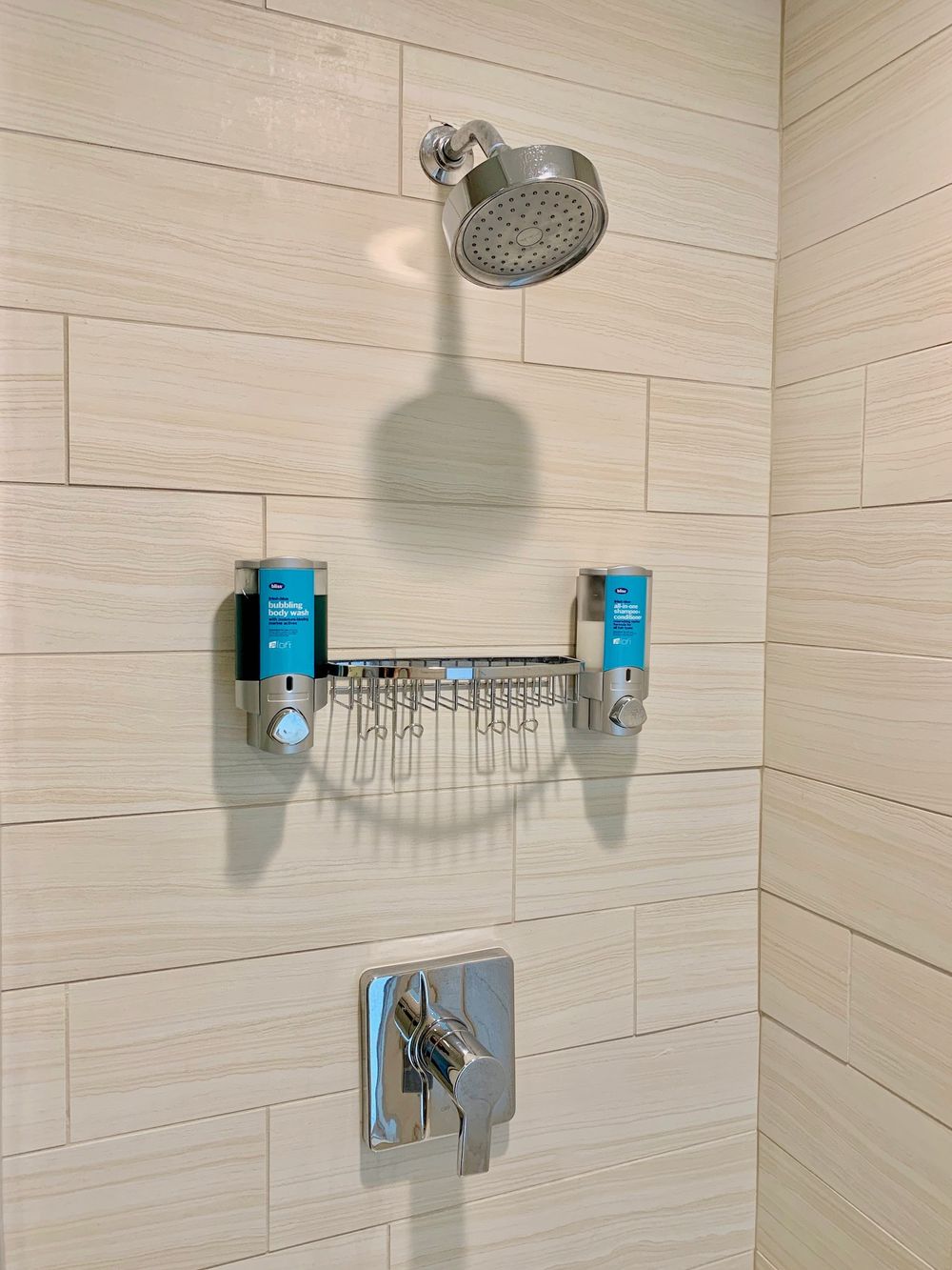 Shower at the Corpus Christi Aloft Hotel