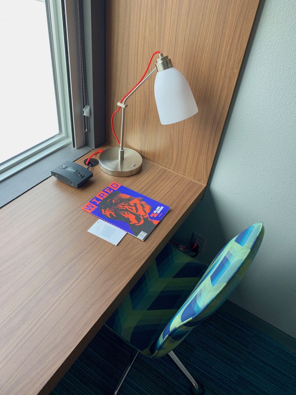 Working desk at the Corpus Christi Aloft Hotel