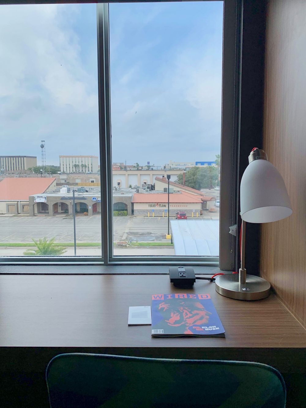 Working desk at the Corpus Christi Aloft Hotel