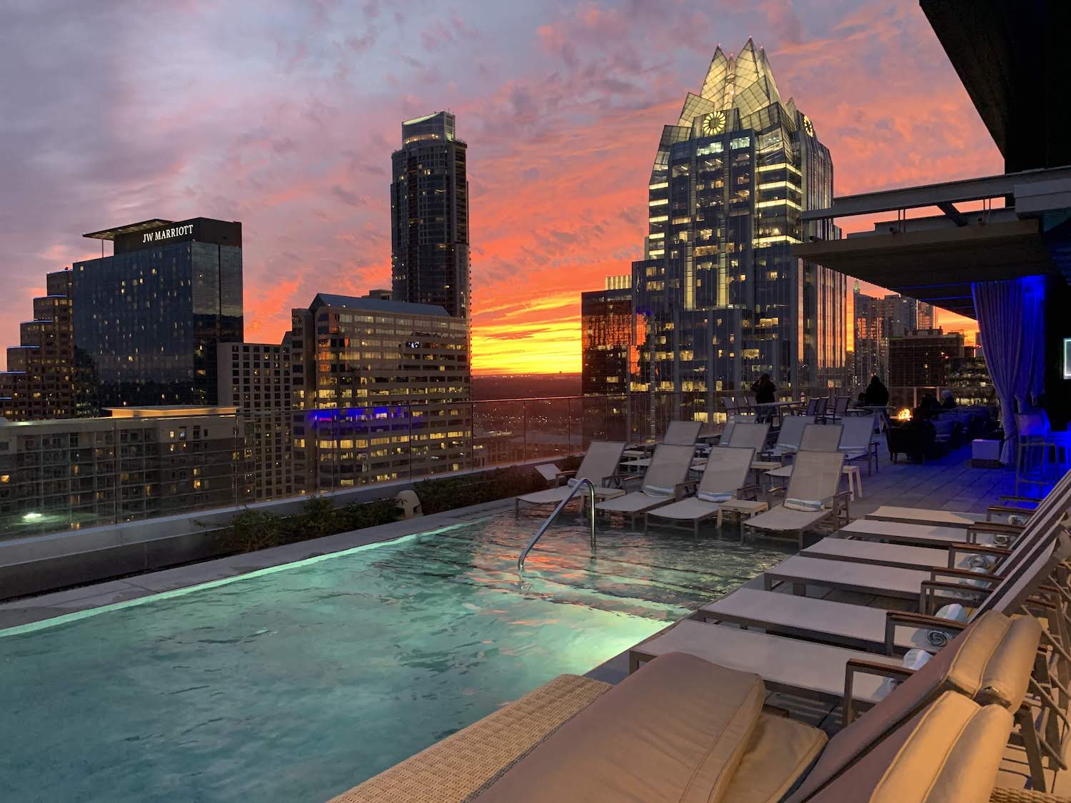 Where to Stay in Austin – Westin Austin Downtown Hotel Rooftop Pool, Austin Hotels with Pools