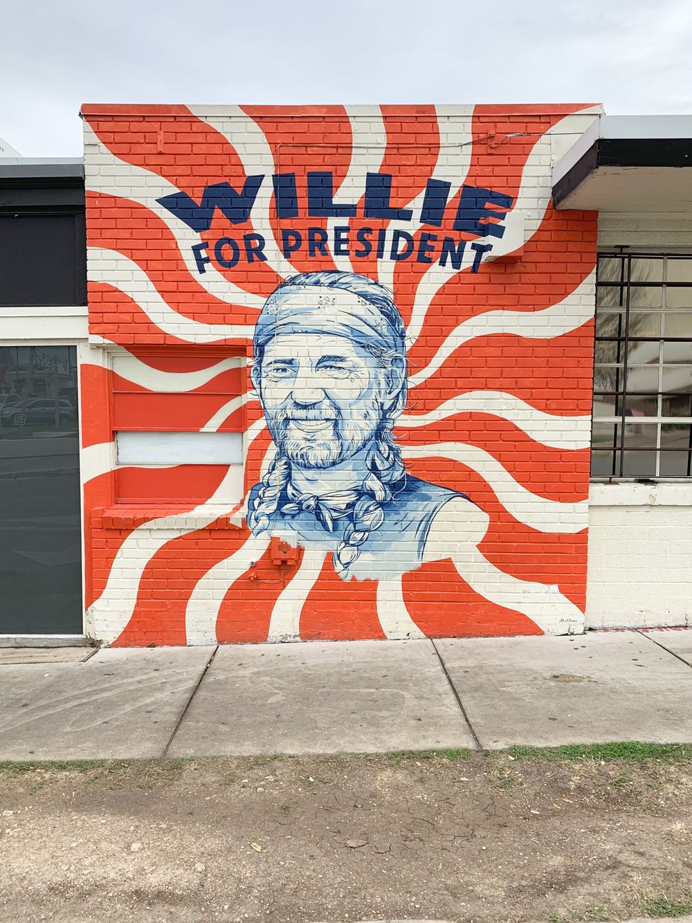 Willie For President Austin Murals