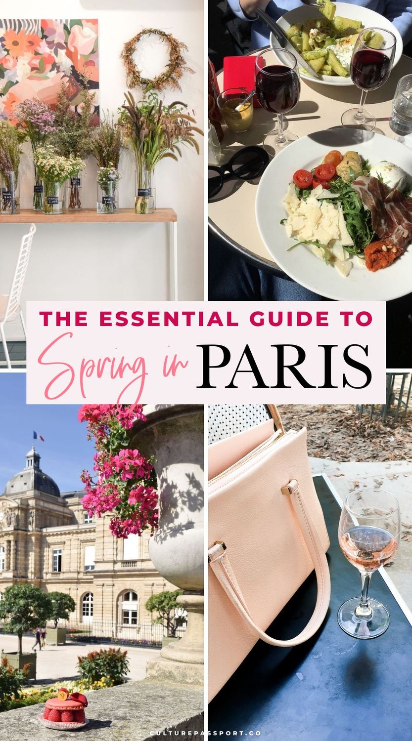 The Essential Guide to Spring in Paris! Everything you need to know before visiting Paris in spring. #parisguide #paristips #springtravel
