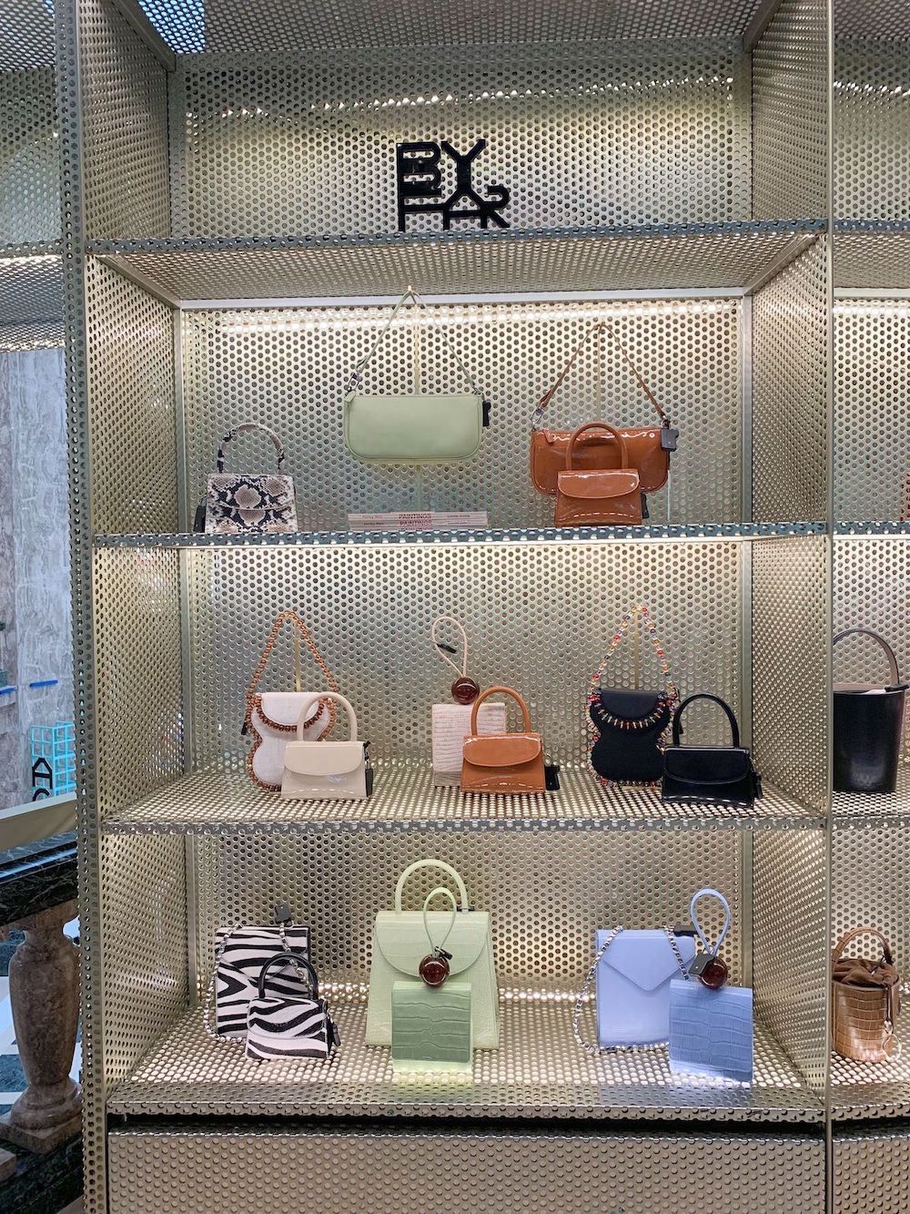 By Far Handbags at Galeries Lafayette Champs Elysées
