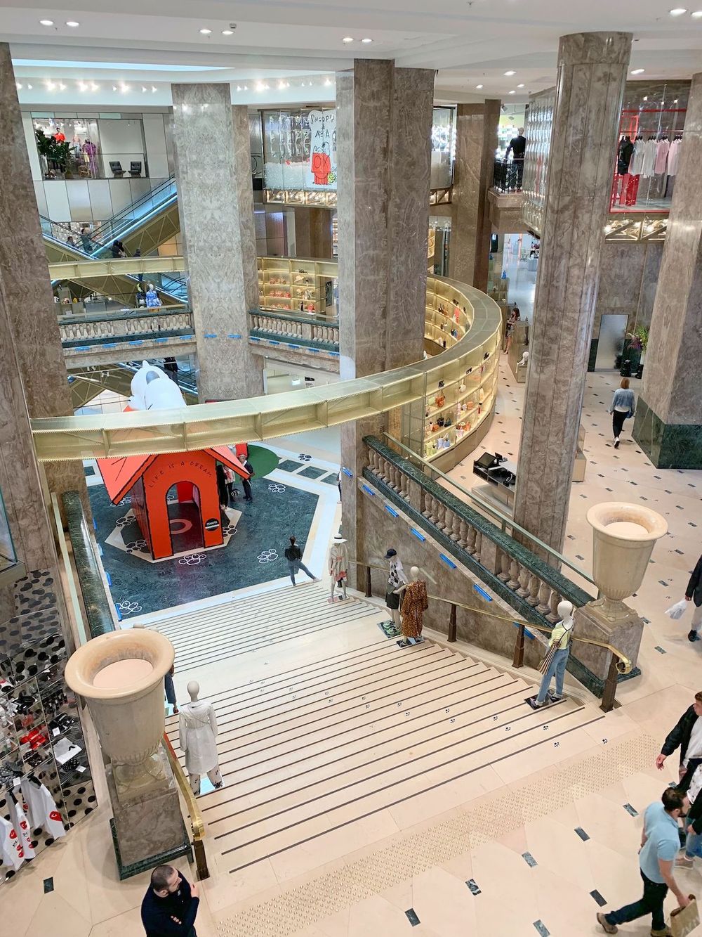 The Newly Opened Galeries Lafayette Champs Elysées in Paris