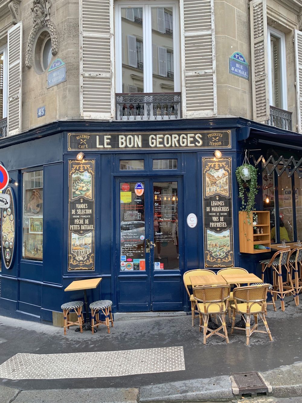 Le bon Georges, Saint Georges, Paris, France