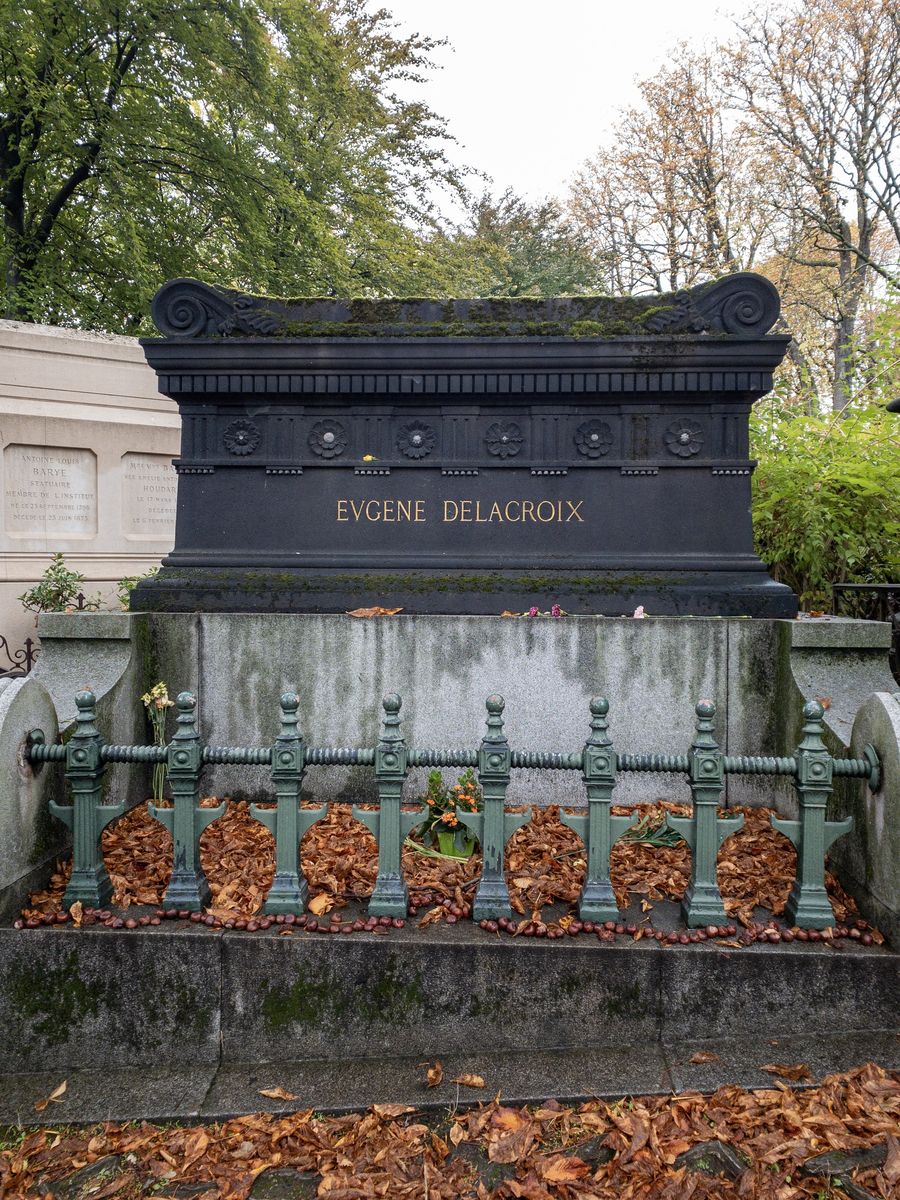 Père Lachaise Eugene Delacroix