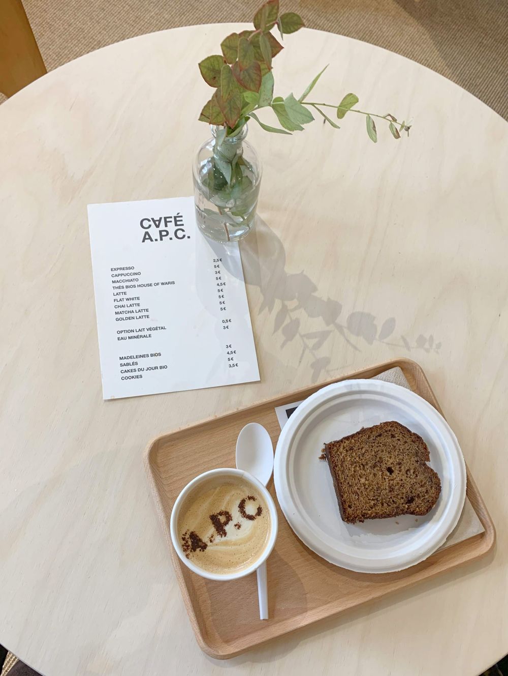 APC Café, Pop-up in Joyce Gallery, Palais Royal, Paris, France