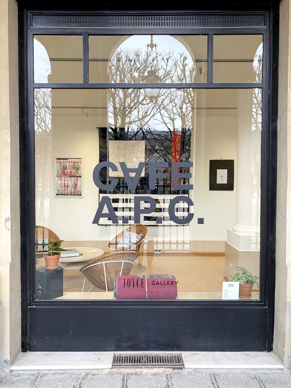 APC Café, Pop-up in Joyce Gallery, Palais Royal, Paris, France