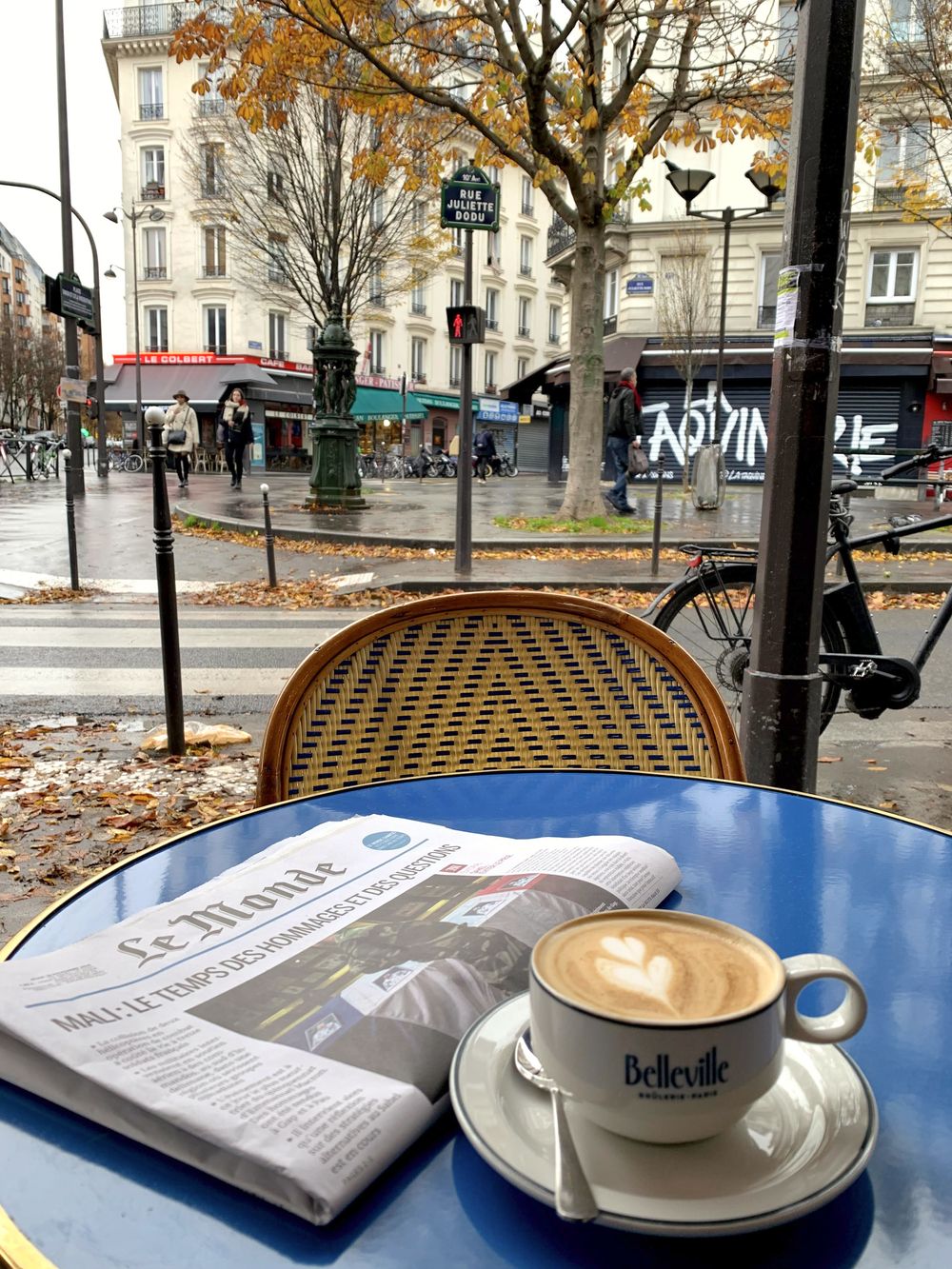 La Fontaine De Belleville Café, Paris, France