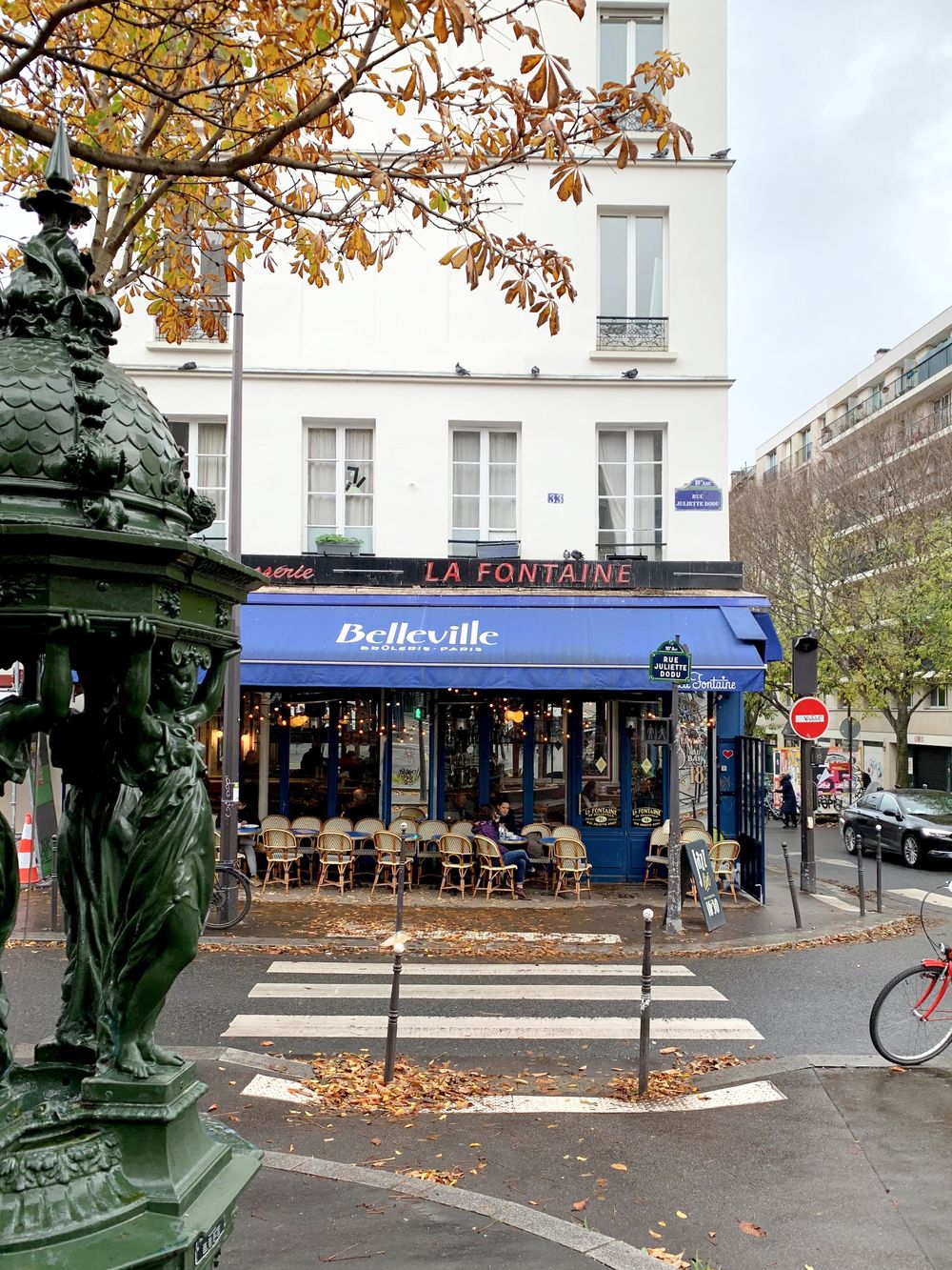 La Fontaine De Belleville Café, Paris, France
