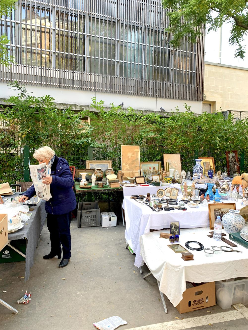 Les Puces De Vanves, Paris, France Flea Market