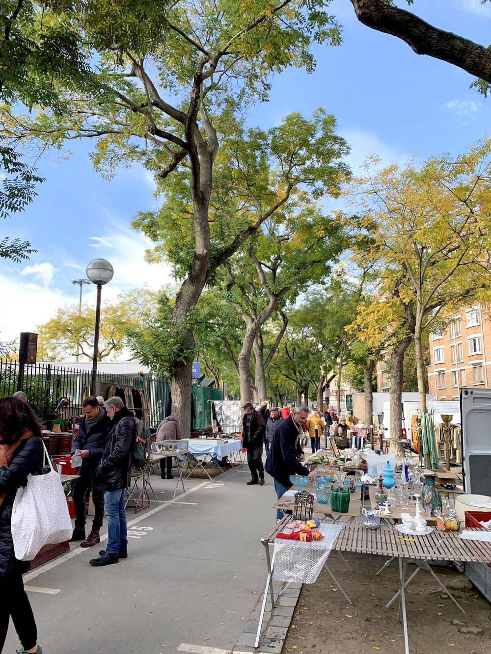 Les Puces De Vanves, Paris, France Flea Market