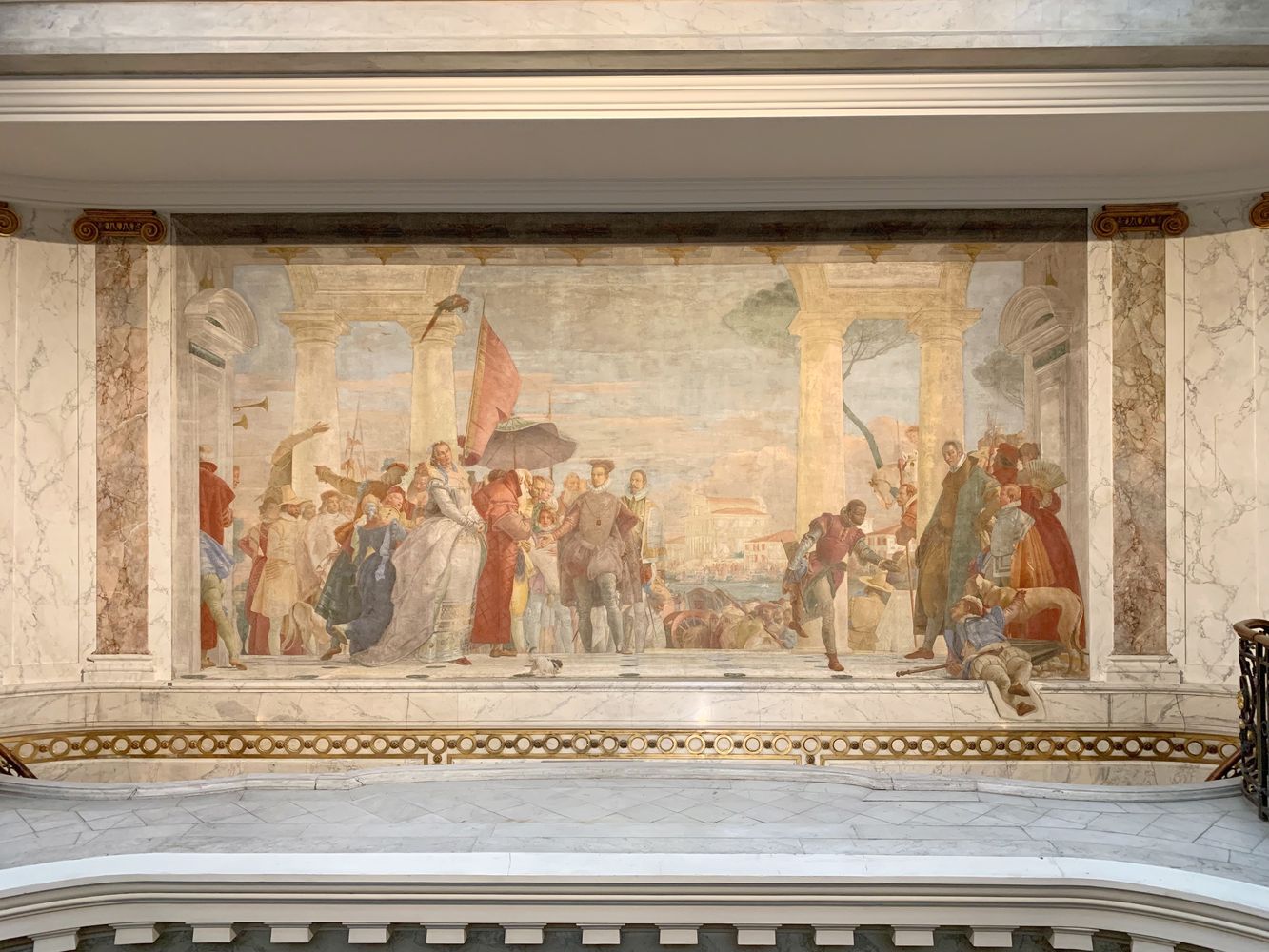 HENRI III BEING WELCOMED TO THE CONTARINI VILLA, Giambattista Tiepolo, 1745, Musee Jacquemart Andre