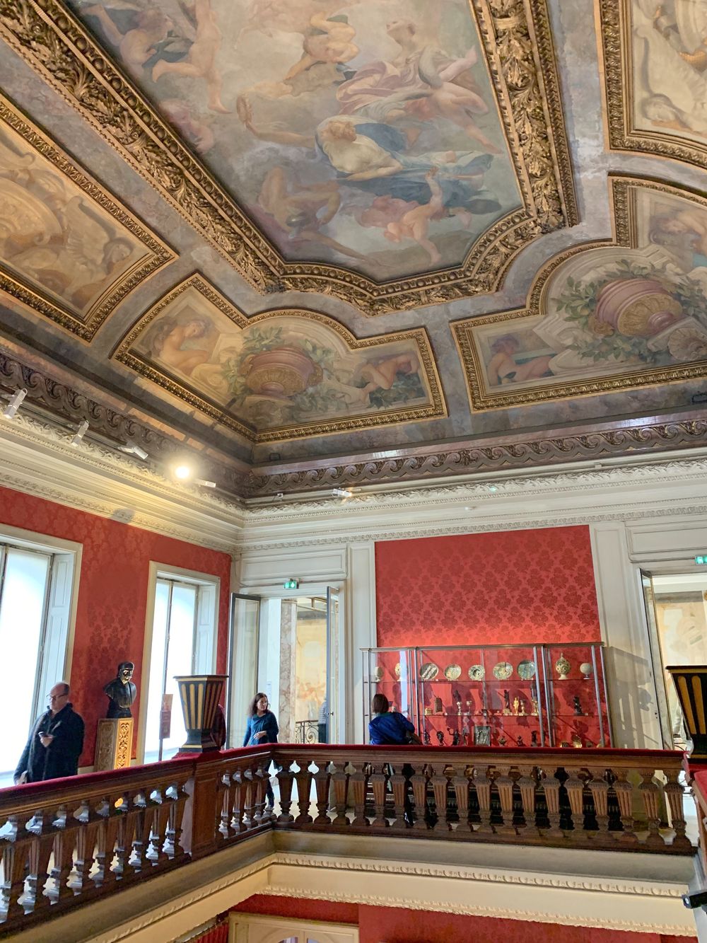 An open ceiling room at the Jacquemart-André, Paris
