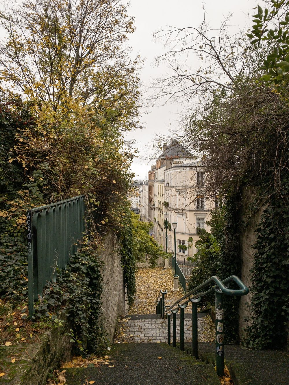 Parc De Belleville, Paris, France