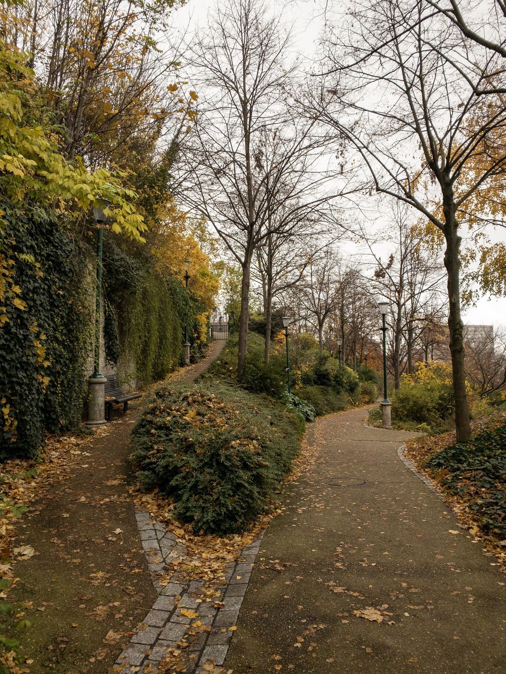 Parc De Belleville, Paris, France