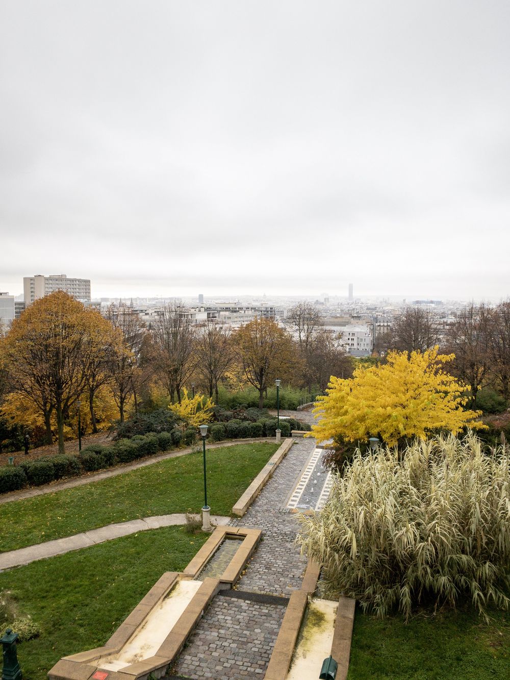 Parc De Belleville, Paris, France