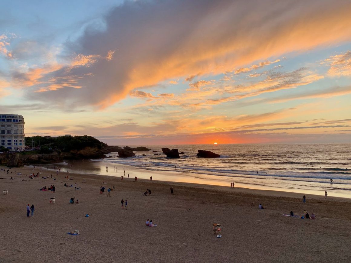 Where to Watch the Sunset in Biarritz, France