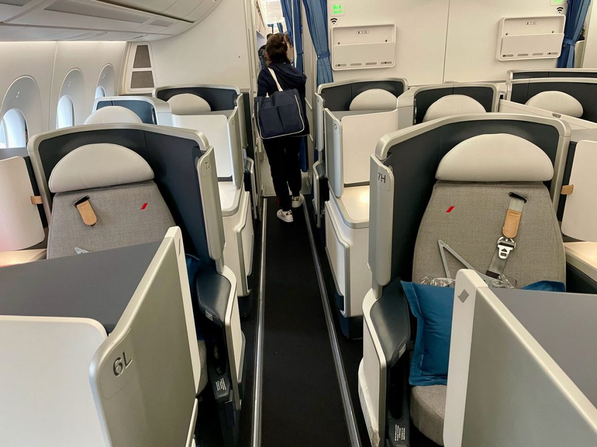 Air France Business Class A350 Review Plane