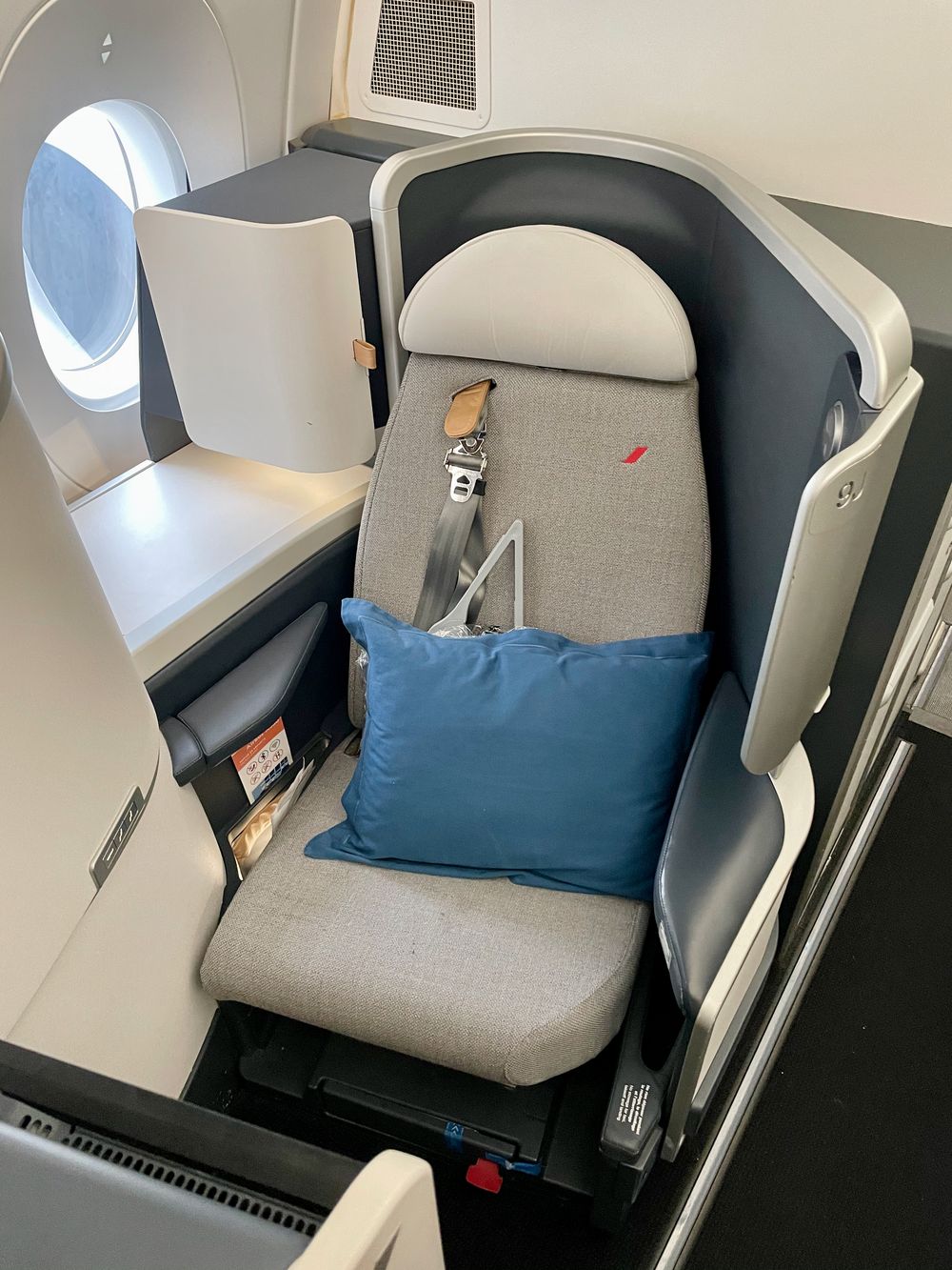 Air France Business Class A350 Seat Flight Review