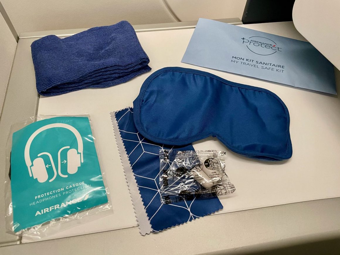 Air France Business Class A350 Review Amenity Kit