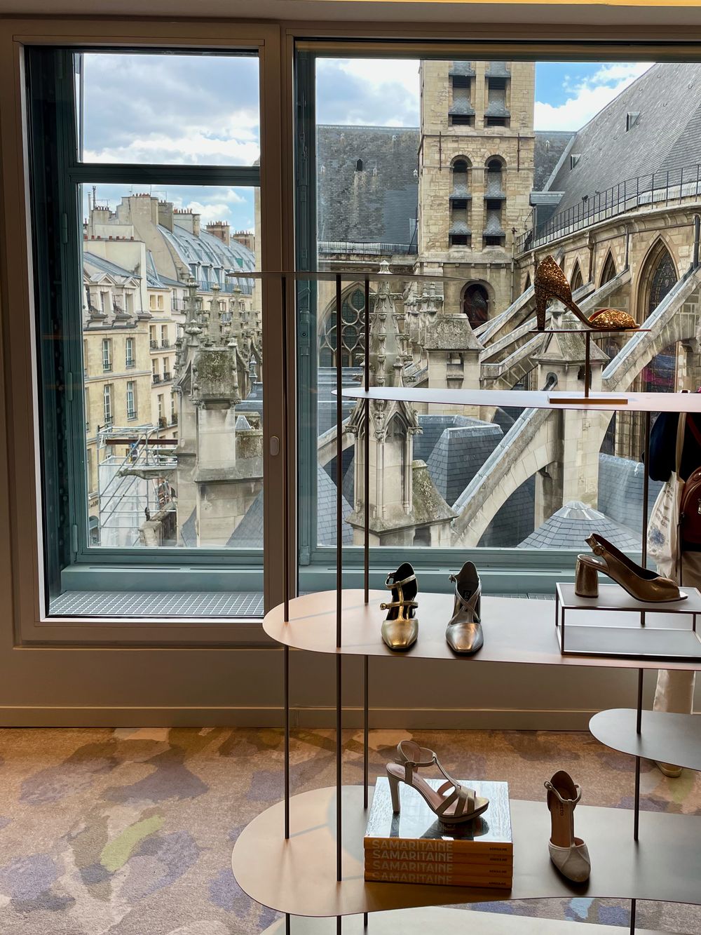 Views from La Samaritaine Paris department store
