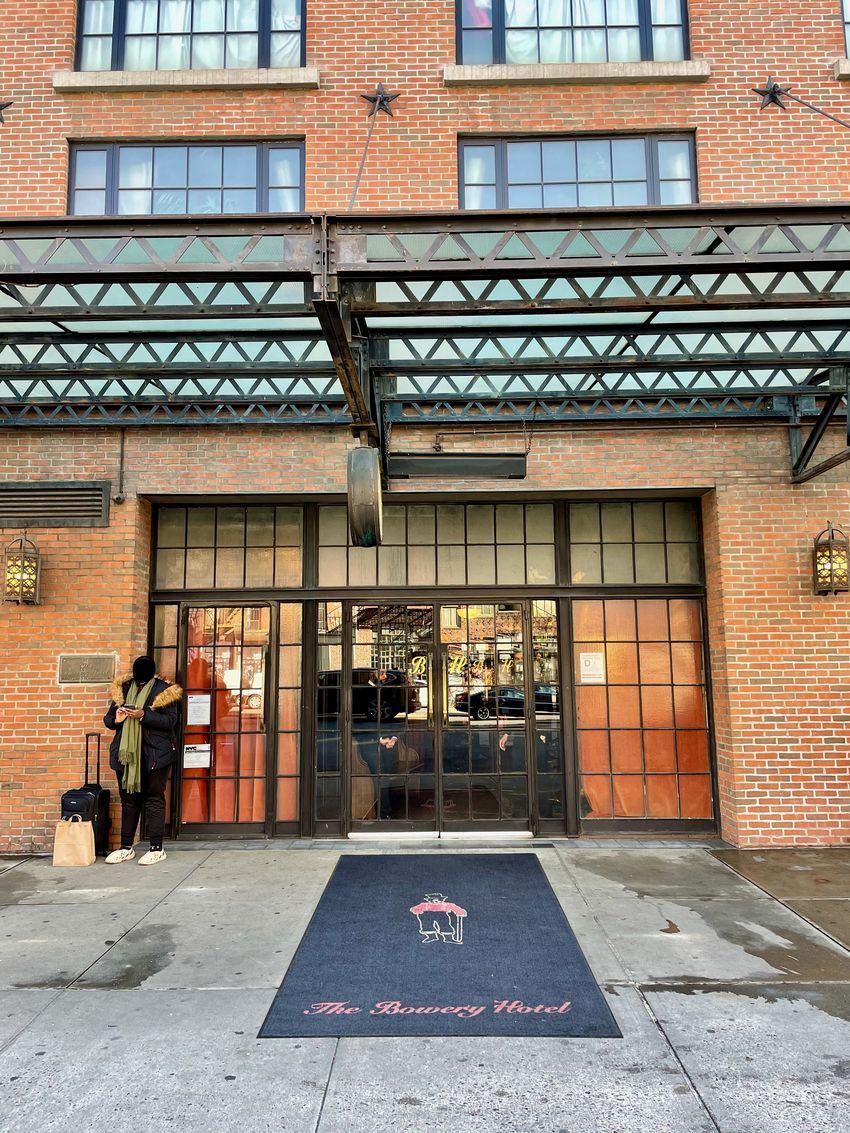 Bowery Hotel NYC Entrance