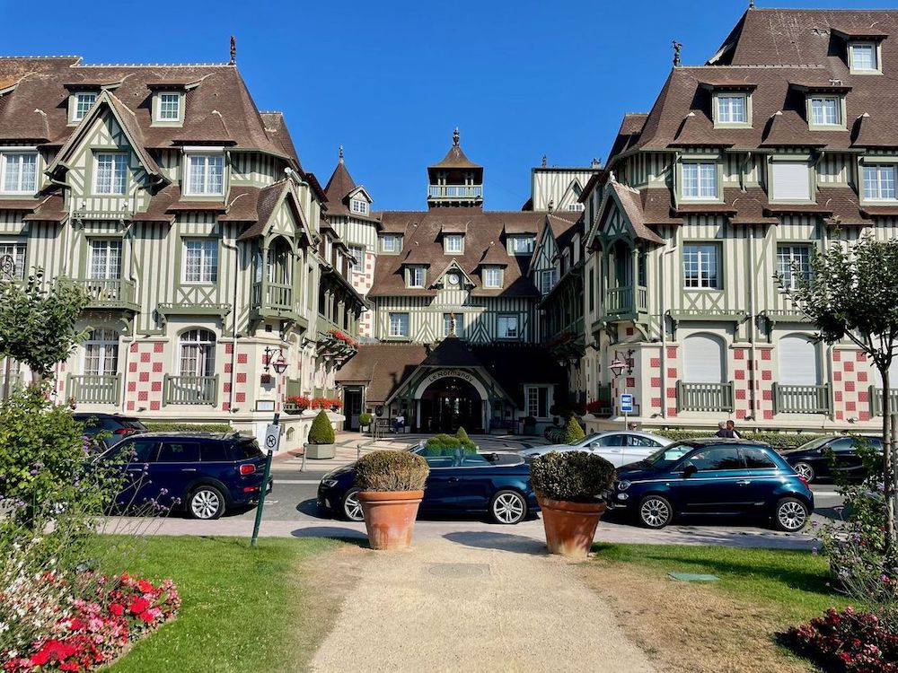 Deauville hotels Le Normandy luxury entrance