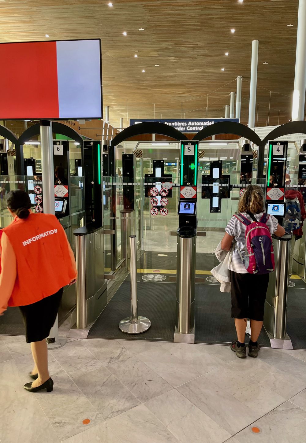 Automated Border Control Paris CDG Airport