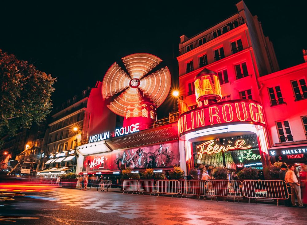 French cabaret Moulin Rouge