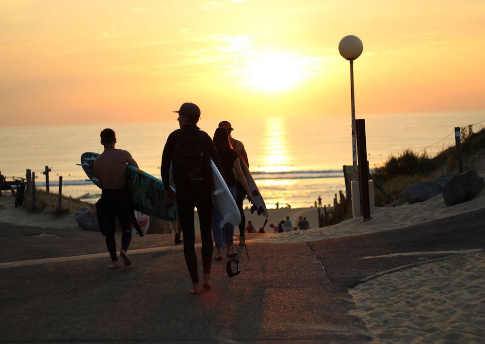 Surf waves Hossegor