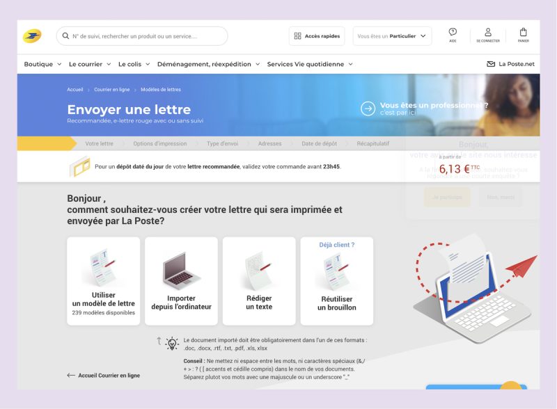 How to Send French Registered Mail (Lettre Recommandée) Online