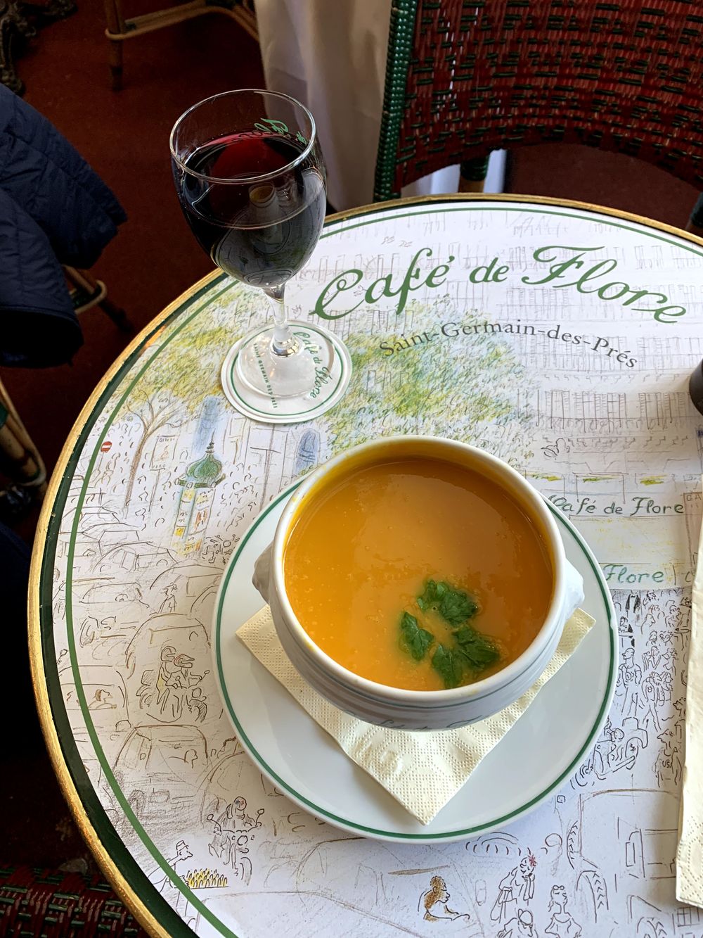 Cafe de Flore Paris Food Pumpkin Soup IMG_3232