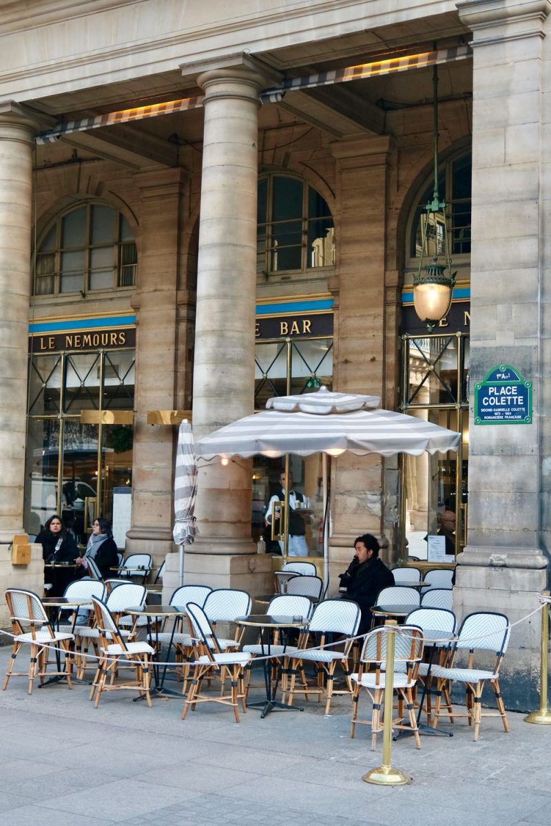 Le Nemours Café on Place Colette in Paris