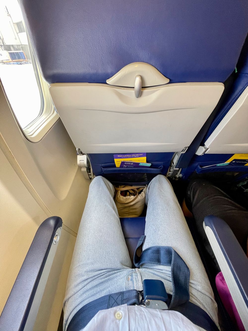 Avelo airlines review Legroom on the plane