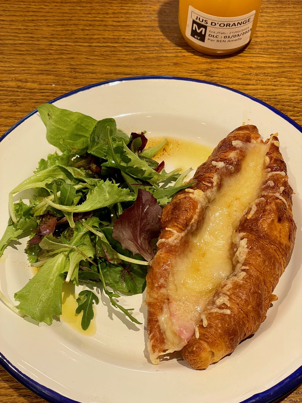 Chez Meunier Paris Ham and Cheese Croissant IMG_9505